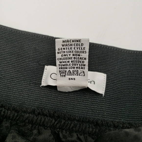 CALVIN Klein Black Pull-on Skirt w/ Pockets - Picture 5 of 5